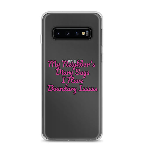 "Boundary Issues" Samsung Case