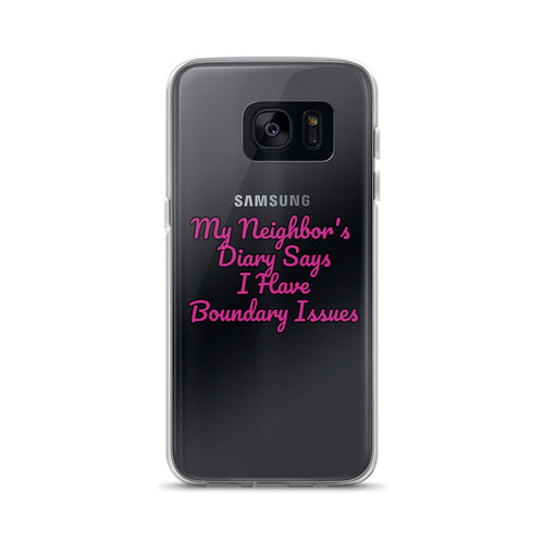 "Boundary Issues" Samsung Case